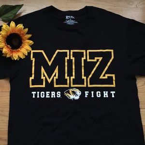 Mizzou Black Short Sleeve Shirt